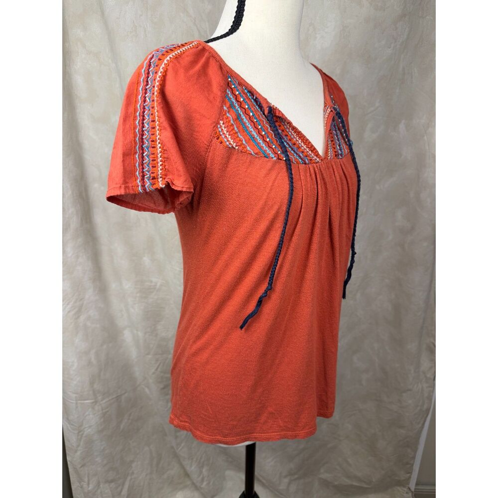 Bohemian Festival Lucky Brand Shirt Women’s Size XS Indie Aesthetic